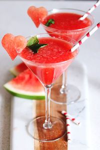 Close-up of wineglass on table