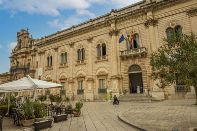  the beautiful city hall of scicli