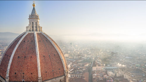 Aerial view of buildings in city
