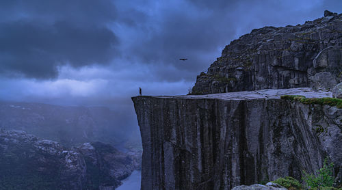 Preikestolen is a place that is unforgettable and enchants with its magic, even in rainy weather