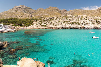 The hidden gem of cala varques in mallorca, spain, 