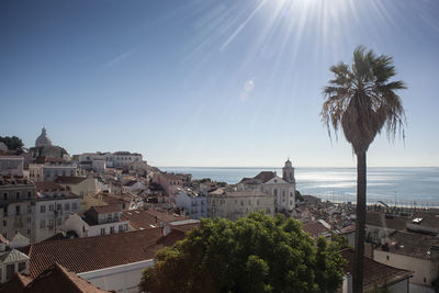 Miradouro das portas do sol  - the gate of the sun. famous panorama point in lisbon.