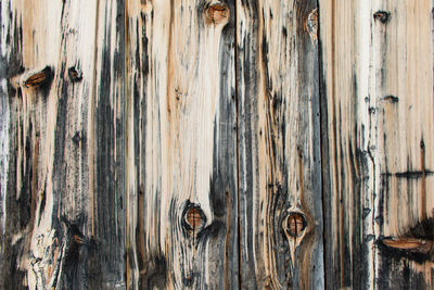 Full frame shot of old wooden door