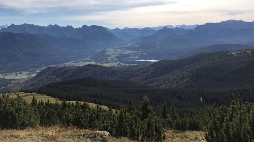 Scenic view of landscape against sky