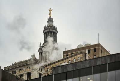 Low angle view of building against sky