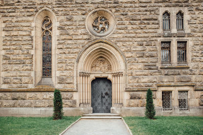 Exterior of historic building