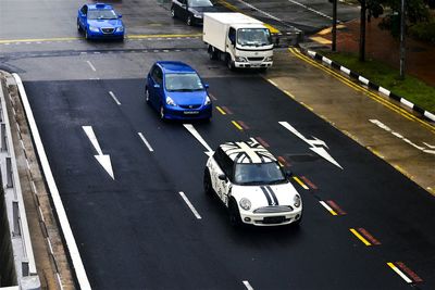Traffic on road