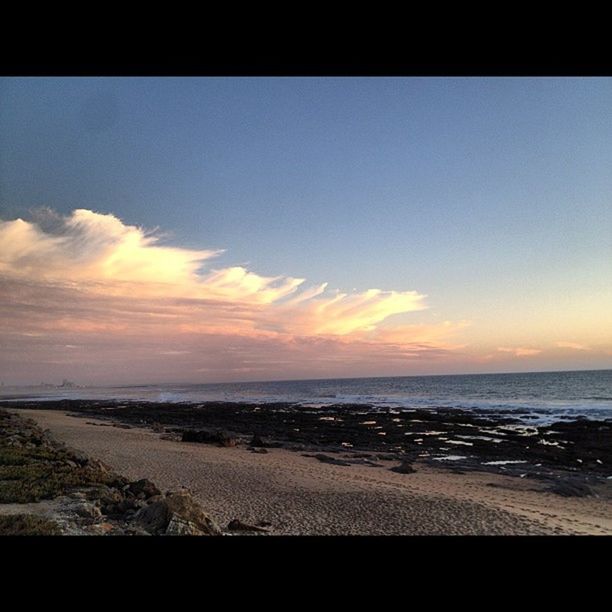 sea, horizon over water, sunset, water, beach, transfer print, sky, scenics, tranquil scene, tranquility, shore, beauty in nature, auto post production filter, nature, idyllic, coastline, cloud - sky, sand, outdoors, no people