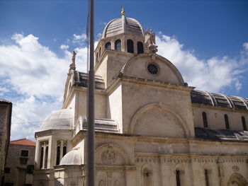 Low angle view of building against sky