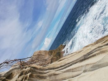 Panoramic view of sea against sky