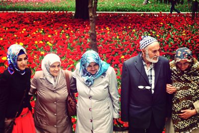 Group of people in a park