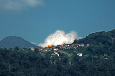 Panoramic shot of buildings against sky