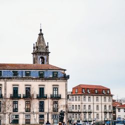 Low angle view of buildings against sky