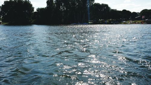 Scenic view of lake