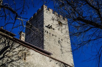 Low angle view of building against sky