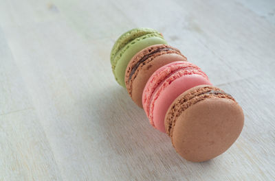 Close-up of dessert on table