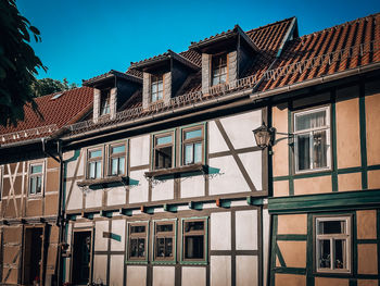 Low angle view of building against sky