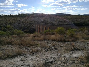 Landscape against sky