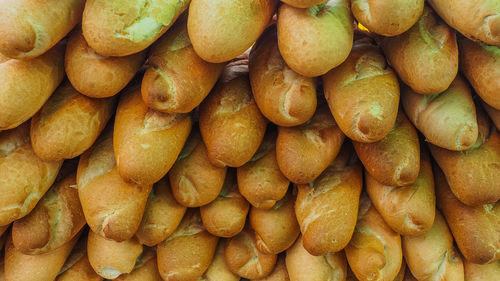 Full frame shot of fruits for sale in market