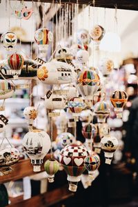 Various candles on display