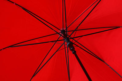 Close-up of red umbrella