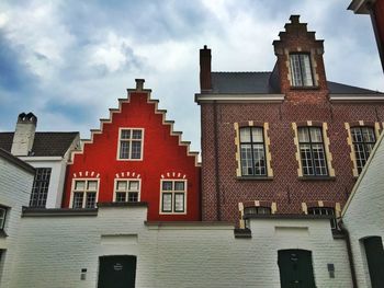 Built structure with windows in background