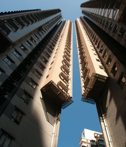 Low angle view of modern building