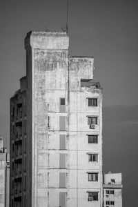 Low angle view of building against clear sky