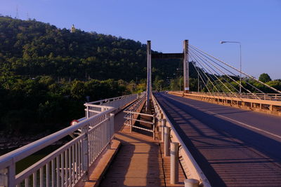 Bridge at khong river communicate between thai and laos.