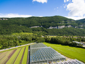 Scenic view of landscape against sky