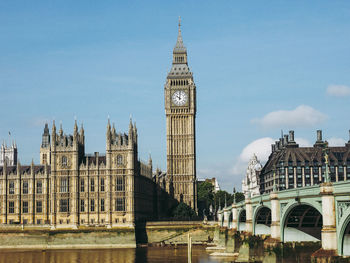 Low angle view of buildings against sky