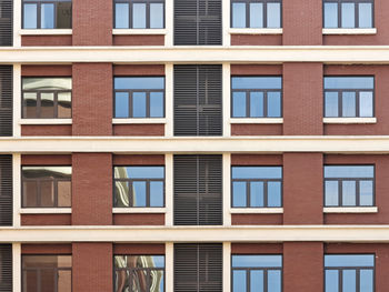 Full frame shot of apartment building
