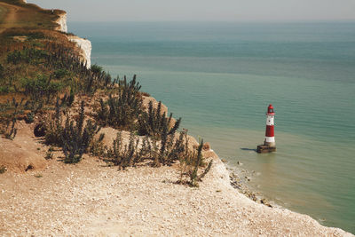 Lighthouse on beach