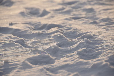 Full frame shot of sand dunes