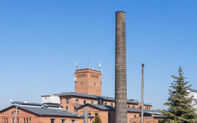 View on the buildings of porcelain factory in katowice, silesia, poland. 