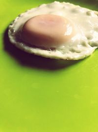 Close-up of apple on table