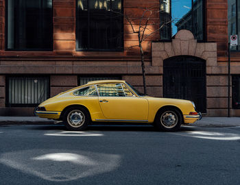 Classic car on street