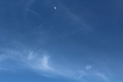 Low angle view of blue sky