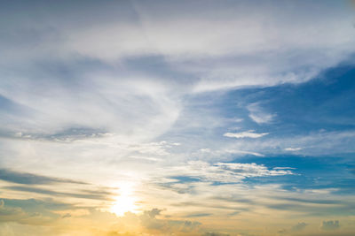 Scenic view of sky at sunset