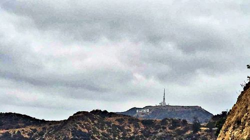 Panoramic view of mountain against sky