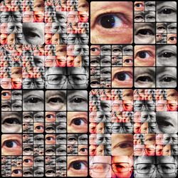 large group of objects