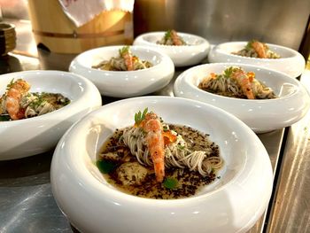 Close-up of food in plate