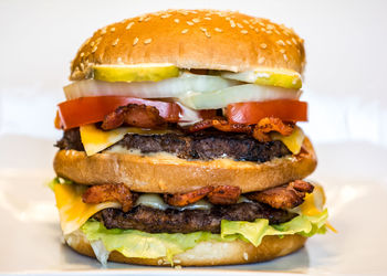 Close-up of served food