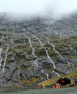 Aerial view of landscape