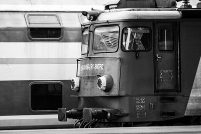 Train on railroad track