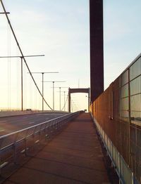 View of bridge over road