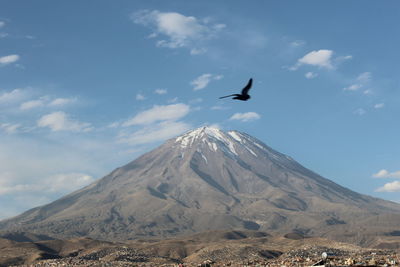 Misti mountain against sky