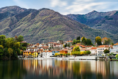 Houses in a town