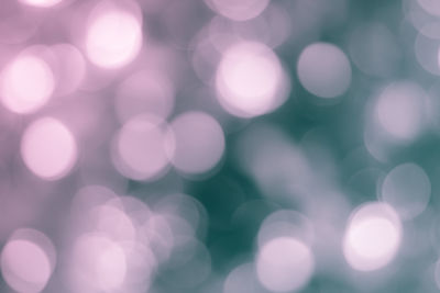 Defocused image of lights