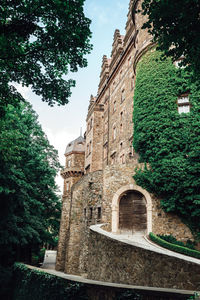 Low angle view of historical building against sky